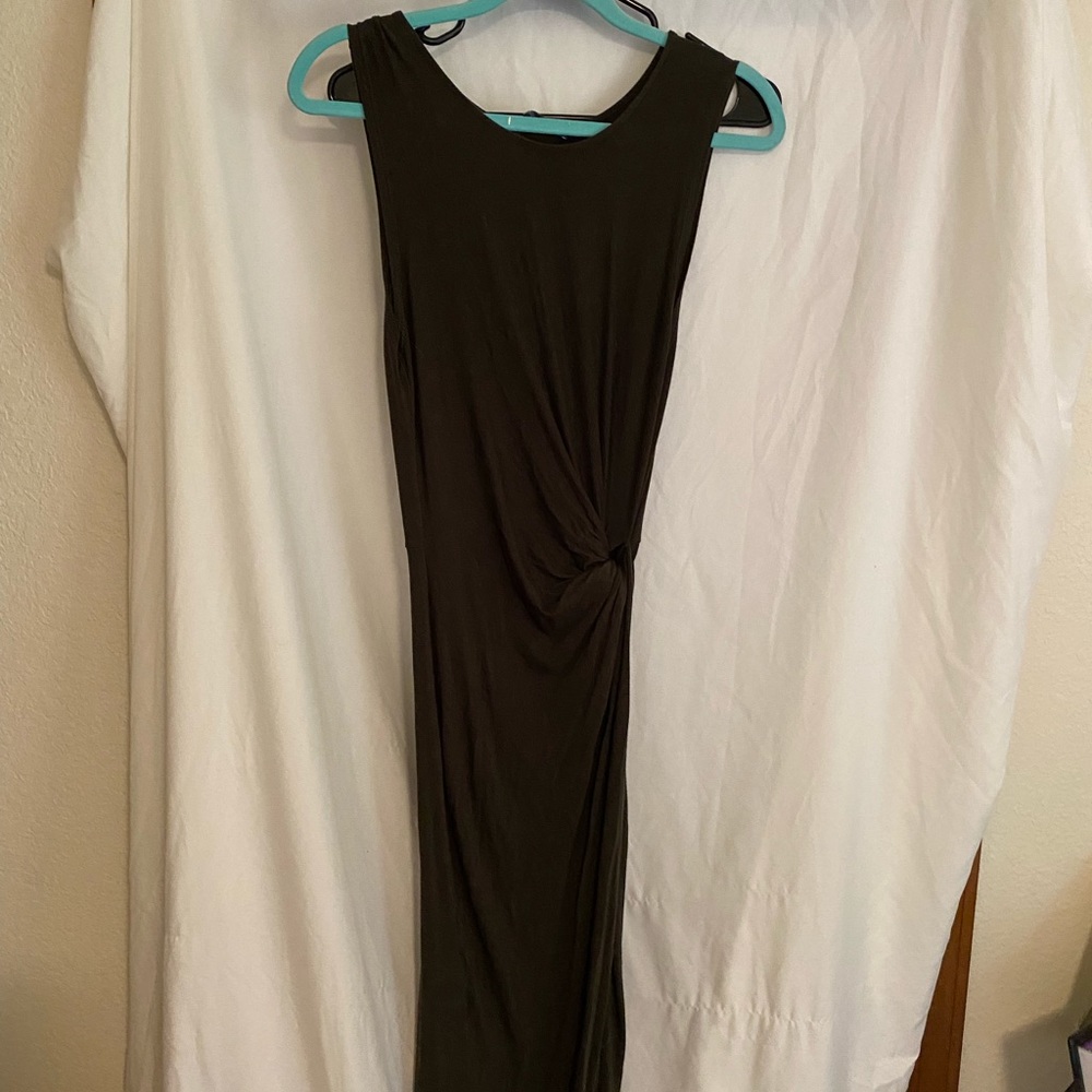 Forest Green knot Dress